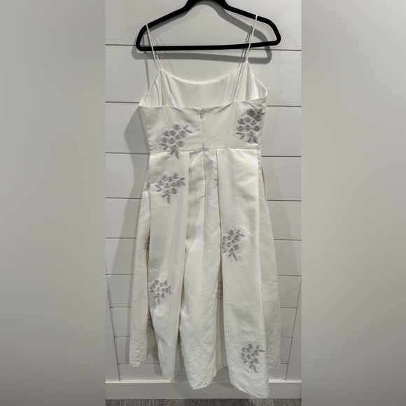 Sachin & Babi Audra ivory embroidered floral midi dress - Picture 9 of 9